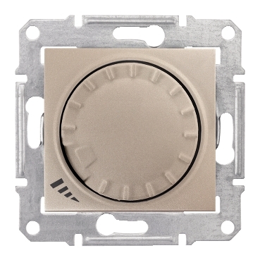 SDN2200868 - Sedna - variator rotativ cu buton universal 2 cai - 600VA, fara rama titan, Schneider Electric