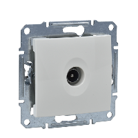 SDN3201647 - Sedna - TV connector ending - 1dB without frame beige, Schneider Electric