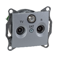 SDN3501360 - Sedna - priza de capat TV-R-SAT - 1dB fara rama aluminiu, Schneider Electric