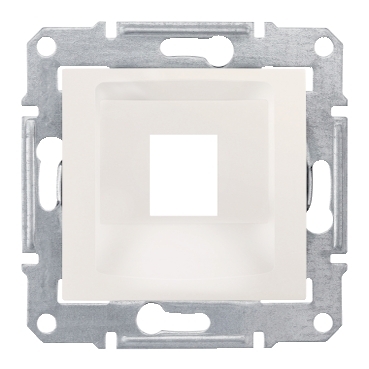 SDN4300523 - Sedna plate, single; SYSTIMAX, cat5e, cat6 UTP (wo connector), cream, Schneider Electric