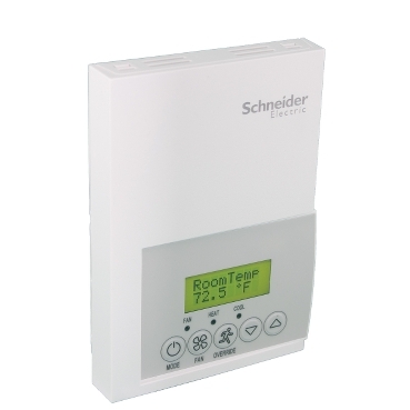 SE7350C5045B - EBE - FCU controller - BACnet - commercial - RH sensor - floating, Schneider Electric