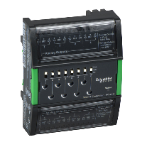 SXWAO8HXX10001 - AO-8-H Module: 8 Analog Outputs (0-10VDC or 0-20mA) w hand ctrl/override switch, Schneider Electric
