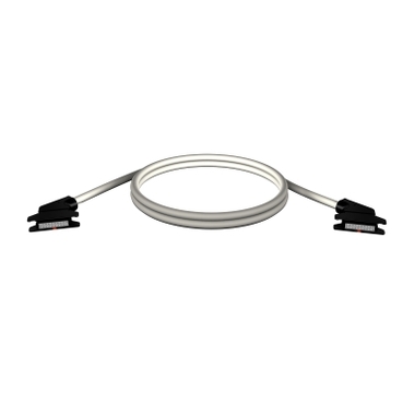 TSXCDP102 - rolled ribbon connecting cable - for I/O module with HE10 connectors - 1 m, Schneider Electric