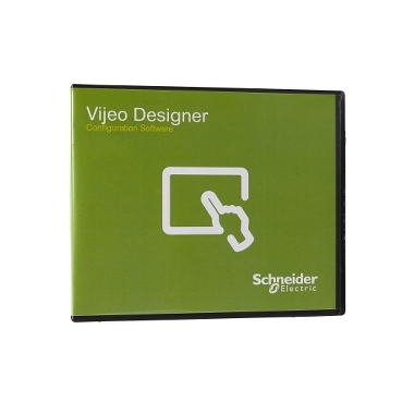 VJDFNDTGSV62M - Vijeo Designer 6.2, HMI configuration software facility license, Schneider Electric