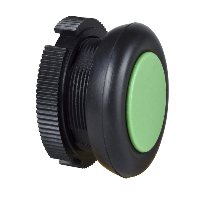 XACA9413 - cap rotund pentru buton - revenire cu arc- XAC-A - verde - invelit, Schneider Electric (multiplu comanda: 10 buc)