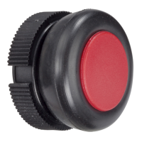 XACA9414 - cap rotund pentru buton - revenire cu arc- XAC-A - rosu - invelit, Schneider Electric (multiplu comanda: 10 buc)
