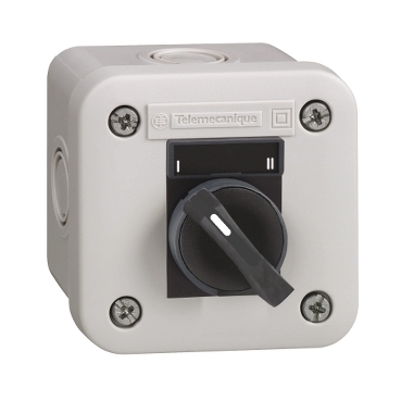 XALE1341 - control station XAL-E - selector switch 2 positions - white - 1 NO - O-I, Schneider Electric