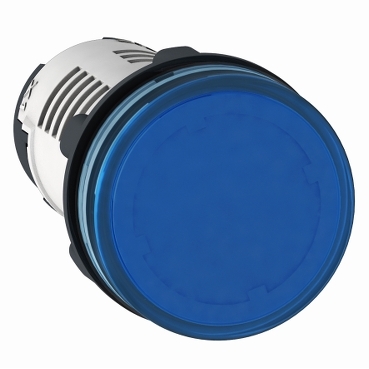 XB7EV06MP - lampa pil. rot. diam. 22 - albastru - LED integral - 230..240 V - borne clema-surub, Schneider Electric (multiplu comanda: 10 buc)