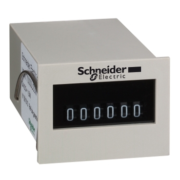 XBKT70000U00M - contor totalizator - afisaj mecanic cu 7 cifre - 24 V c.c., Schneider Electric