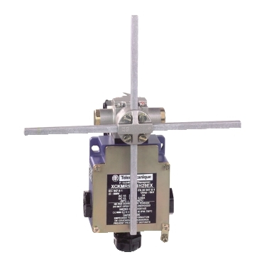 XCKMR54D2H29EX - limit switch XCK-MR - square rod 6 mm crossed - 2 x (2 NC) - ATEX, Schneider Electric