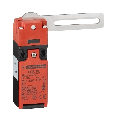 XCSPL561 - safety switch XCSPL - straight lever - to right or to left - 1NC+1NO -Pg11, Schneider Electric