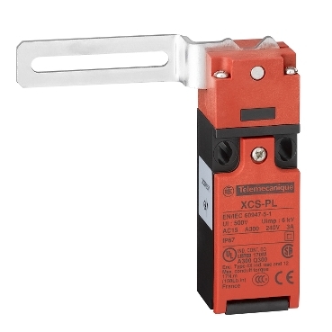 XCSPL591 - safety switch XCSPL - elbowed flush lever - to left - 1NC+1NO -Pg11, Schneider Electric