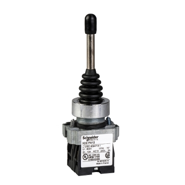 XD2PA2237 - complete joystick controller - diam.22 - 2 directions - 1 NO per direction, Schneider Electric