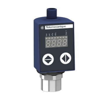 XMLRM01G1P75 - Pressure sensors XMLR -1 bar - G 1/4 - 24VDC - 0..10 V - PNP - M12, Schneider Electric