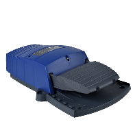 XPEB211 - intreruptor pedala simplu - IP66 - fara capac - plastic - albastru - 2NI + 2ND, Schneider Electric