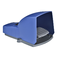 XPEB310 - comutator picior simplu - IP66 -cu capac -plastic -albastru - 1 NC + 1 NO, Schneider Electric