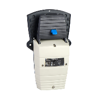 XPEG810 - intreruptor pedala simplu - IP66 - fara capac - plastic - gri - 1NI + 1ND, Schneider Electric