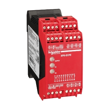 XPSECPE3910C - module XPSEC - increasing the number of safety contacts - 115..230 V AC DC, Schneider Electric