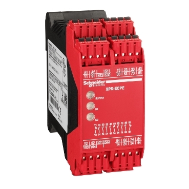 XPSECPE3910P - module XPSEC - increasing the number of safety contacts - 115..230 V AC DC, Schneider Electric