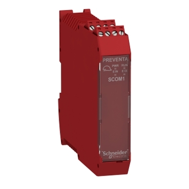 XPSMCMCO0000S1 - RS485 Safe communications expansion module 1 way with screw term, Schneider Electric