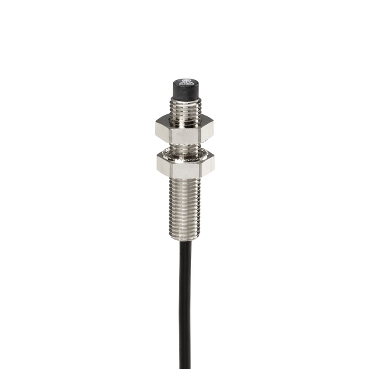 XS108BLPAL2 - inductive sensor XS1 M8 - L42mm - brass - Sn1.5mm - 12..24VDC - cable 2m, Schneider Electric