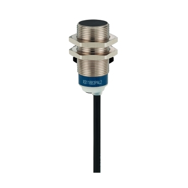 XS118B3PAL2 - inductive sensor XS1 M18 - L39mm - brass - Sn8mm - 12..24VDC - cable 2m, Schneider Electric