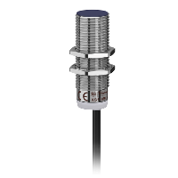 XS118BLNAL2 - inductive sensor XS1 M18 - L53mm - brass - Sn5mm - 12..24VDC - cable 2m, Schneider Electric