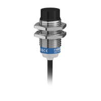 XS218B4PAL2 - inductive sensor XS2 M18 - L41mm - brass - Sn16mm - 12..24VDC - cable 2m, Schneider Electric