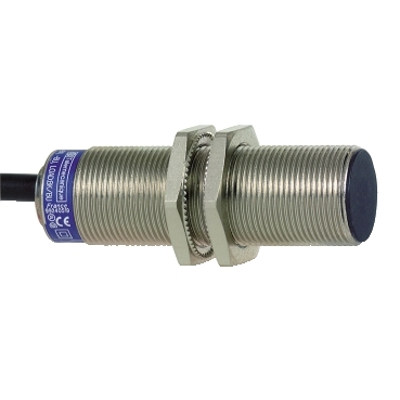 XS512BLPAL2 - inductive sensor XS5 M12 - L53mm - brass - Sn2mm - 12..48VDC - cable 2m, Schneider Electric