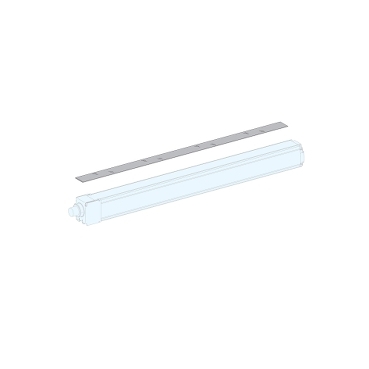 XUSZWPE015 - Protective screen 195 mm for safety light curtains, Schneider Electric