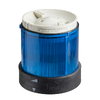 XVBC2B6 - unitate iluminata - lumina constanta - albastru - 24 V c.a. c.c., Schneider Electric