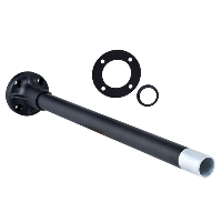 XVBZ03 - tub suport + baza de fixare l = 400 mm - aluminiu negru - XVB, Schneider Electric