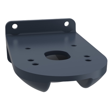 XVUZ12 - fixing plate for use on vertical support - black, Schneider Electric