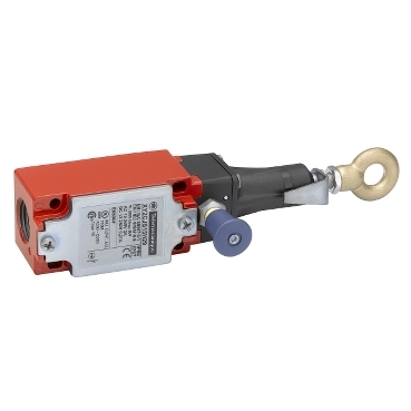 XY2CJS19H29 - e-stop rope pull switch XY2CJ - straight - 2NC+1NO - ISO M20, Schneider Electric