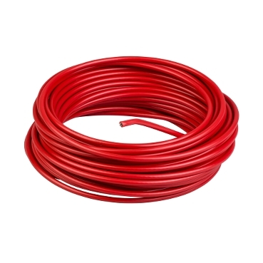 XY2CZ3020 - red galvanised cable - diam. 3.2 mm - L 20.5 m - for XY2C, Schneider Electric