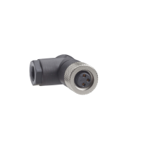 XZCC8FDM40S - female, M8, 4-pin, straight connector - cable gland M9.5 x 1, Schneider Electric