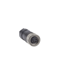XZCC8FDM40V - female, M8, 4-pin, straight connector - cable gland M9.5 x 1, Schneider Electric