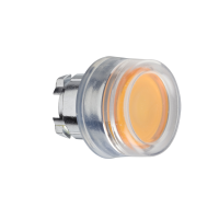 ZB4BW553 - cap selector luminos portocaliu luminos diam.22 cu revenire pentru LED integral, Schneider Electric