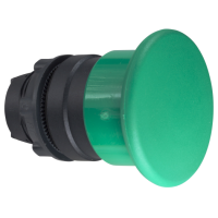ZB5AC3 - cap rotund pt. buton diam. 22 - revenire cu arc - verde - tip ciuperca diam. 40 mm, Schneider Electric
