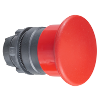 ZB5AC4 - cap rotund pt. buton diam. 22 - revenire cu arc - rosu - tip ciuperca diam. 40 mm, Schneider Electric