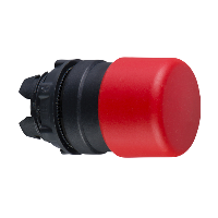 ZB5AC44 - cap rotund pt. buton diam. 22 - revenire cu arc - rosu - tip ciuperca diam. 30 mm, Schneider Electric