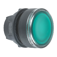 ZB5AH033 - cap de buton iluminat - diam. 22 - verde, Schneider Electric (multiplu comanda: 5 buc)