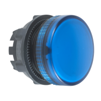 ZB5AV063 - capac de lampa pilot - diam. 22 - rotund - lentila simpla albastra, Schneider Electric