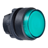 ZB5AW133 - cap luminos aparent, verde, pentru butoane diam.22 cu revenire pt.LED integral, Schneider Electric