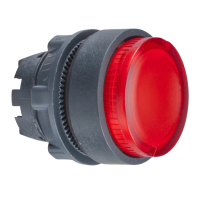 ZB5AW143 - cap luminos aparent, rosu, pentru butoane diam.22 cu revenire pt.LED integral, Schneider Electric