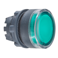 ZB5AW33 - cap de buton iluminat - diam. 22 - verde, Schneider Electric