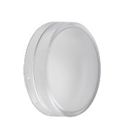ZBV0113 - white plain lens for circular pilot light diam.22 with integral LED, Schneider Electric (multiplu comanda: 10 buc)