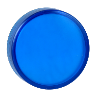ZBV016 - lentila simpla albastra pentru lampa pilot circulara diam.22 cu bec BA9s, Schneider Electric (multiplu comanda: 10 buc)