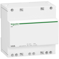 A9A15218 - Transformator Modular de Siguranta Itr, 230 V 50, 60 Hz, Iesire 12-24V-16 Va, Schneider Electric