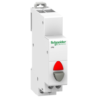A9E18039 - Acti9 Ipb Buton Gri 1Ni, Indicator Luminos Rosu 12-48Vca/Cc, Schneider Electric